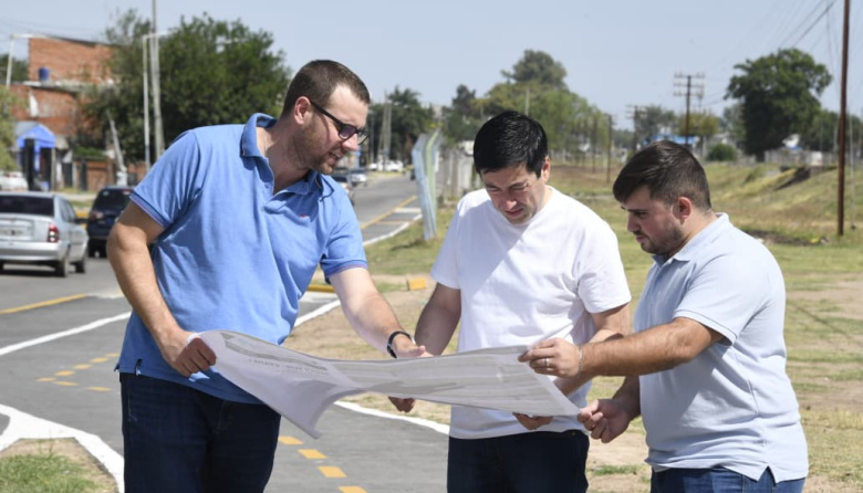 Leo Nardini recorrió el avance del Corredor Seguí entre Grand Bourg y Tierras Altas
