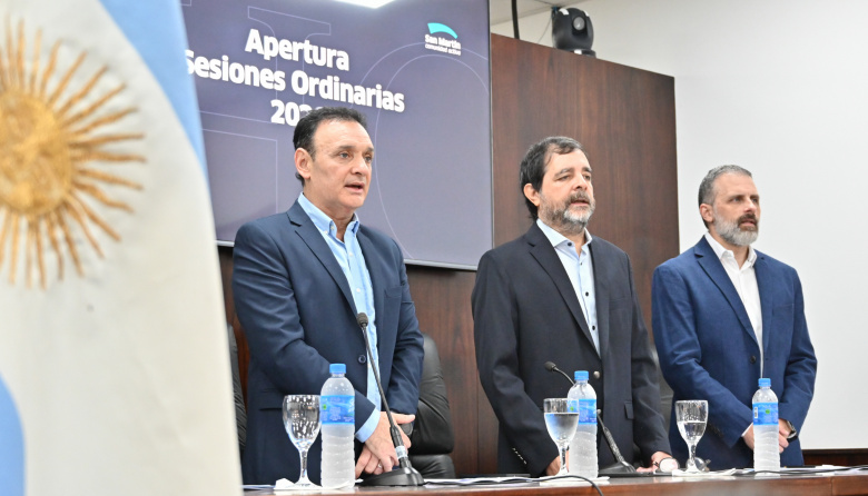 Fernando Moreira inauguró el 142° período de sesiones ordinarias en San Martín con un fuerte eje en la protección social, en un contexto nacional complejo