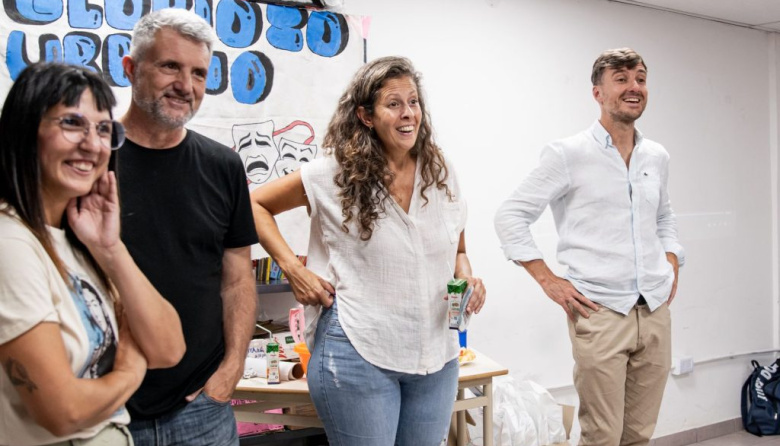 El intendente Lucas Ghi recorrió junto a autoridades municipales y provinciales el Centro Socioeducativo y Comunitario de Morón Sur