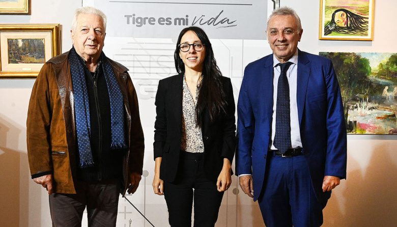 Julio Zamora recibió en Tigre a Julia Rosemberg y Oscar Cuartango para conmemorar el Día del Trabajador