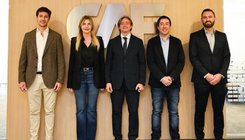 Nardini se reunió con autoridades del Banco de Desarrollo de América y El Caribe para impulsar políticas sustentables