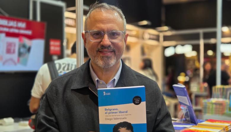 Con prólogo de Milei, Valenzuela presenta “Belgrano, el primer liberal” en la Feria del Libro