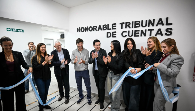 Nardini y Thea inauguraron la nueva sede del Tribunal de Cuentas en Los Polvorines
