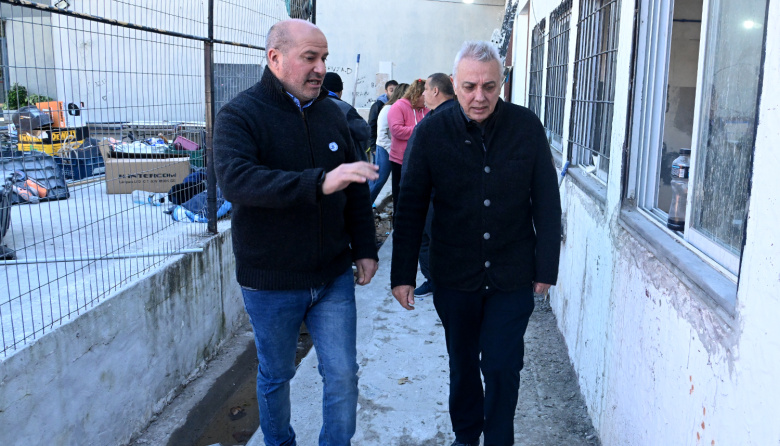 Julio Zamora monitoreó trabajos de infraestructura educativa en la Escuela Secundaria N° 21