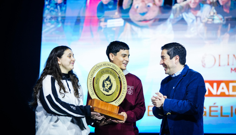 Nardini inauguró la 3ra edición de las Olimpiadas Malvinenses