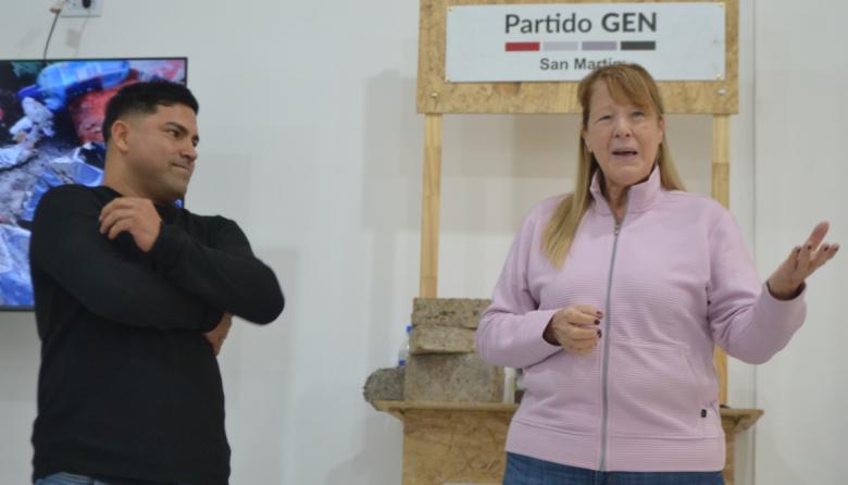Margarita Stolbizer y Jose Rodriguez presentaron un plan integral para transformar la gestión de residuos en San Martin