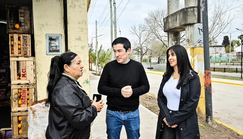 Nardini habilitó las obras de repavimentación integral de la calle Hooke