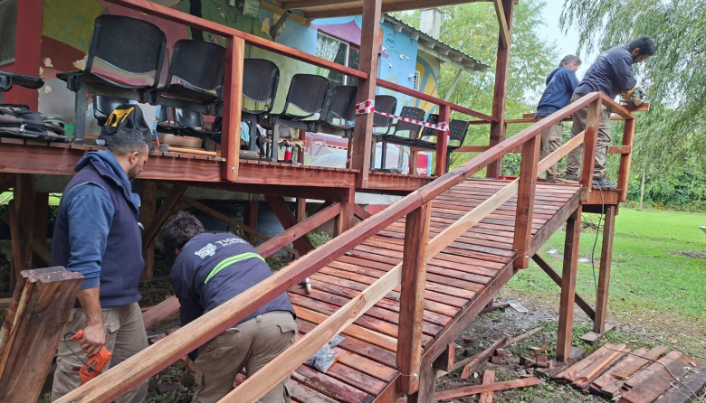 Continúan las obras de mantenimiento y mejoras de infraestructura en el Delta de Tigre