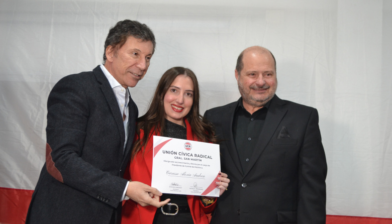 Alexia Carusso asumió la presidencia de la UCR de San Martín
