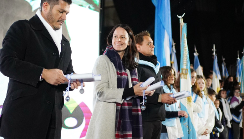 Más de 1400 chicos de Vicente López realizaron la promesa a la bandera en Tecnópolis
