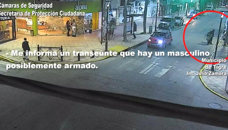 Un sujeto deambulaba en bicicleta y armado por Benavídez: quedó detenido por el COT