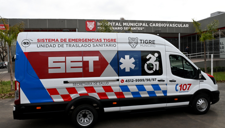 El Municipio de Tigre incorporó un nuevo minibús para el traslado de pacientes a tratamientos médicos