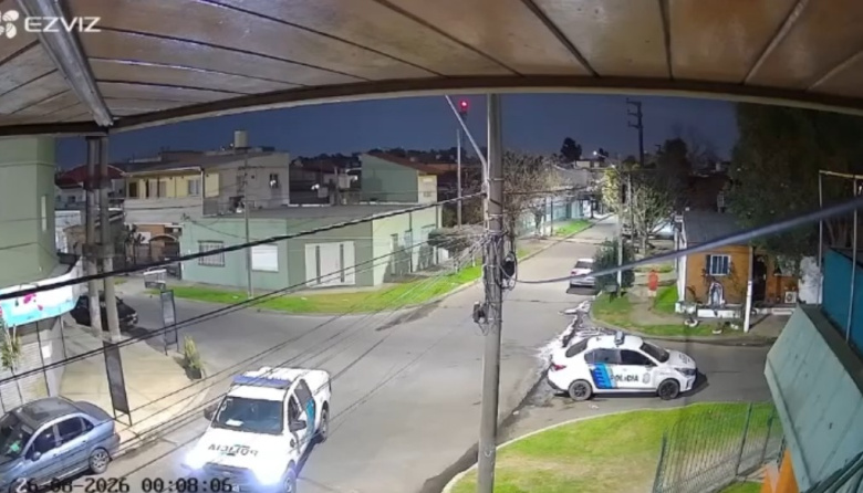 Persecución y tiroteo en El Palomar: vecinos grabaron el operativo desde sus casas