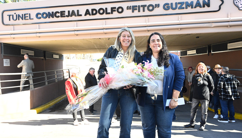 En Tigre centro, el Municipio formalizó el renombramiento del ex túnel Bicentenario: pasó a llamarse "Adolfo ´Fito´ Guzmán"