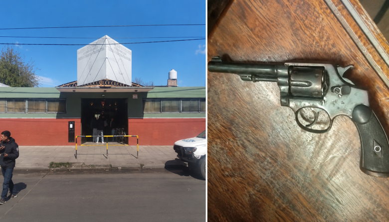 Un alumno llevó un revólver a un colegio de La Matanza y el arma se disparó dentro del aula