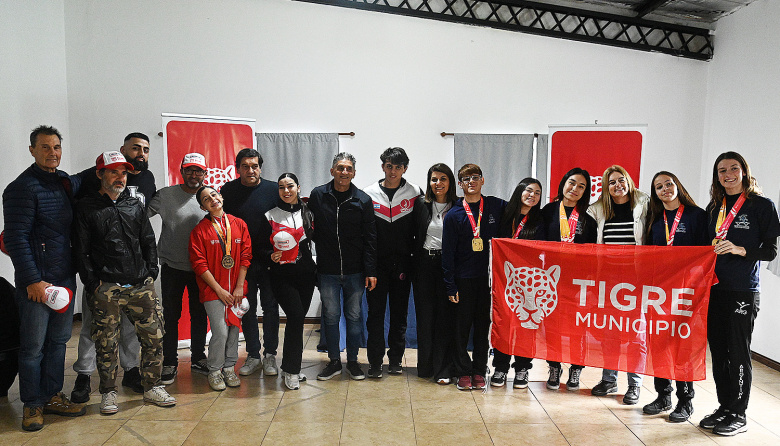 Deportistas de Tigre que participarán de competencias nacionales e internacionales fueron reconocidos por autoridades del Municipio