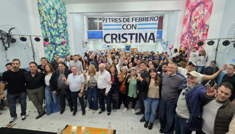 El PJ de Tres de Febrero abrió sus puertas al Instituto Patria y se realizó la  jornada “Cristina Libre”