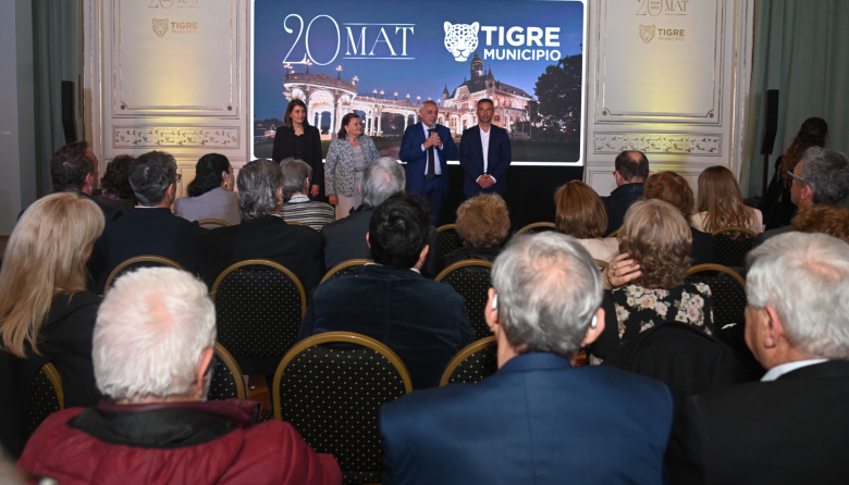 Julio Zamora en el 20° aniversario del MAT: "Este museo es el lugar más emblemático de Tigre"