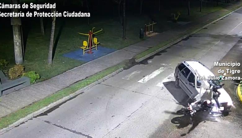 Un siniestro vial en El Talar terminó con una moto retenida por contar con pedido de secuestro activo