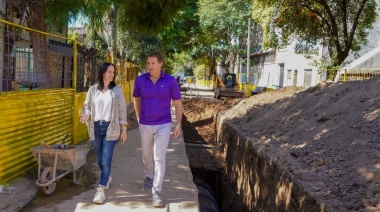 Vicente López continúa avanzando con el Plan de Obras para prevenir inundaciones