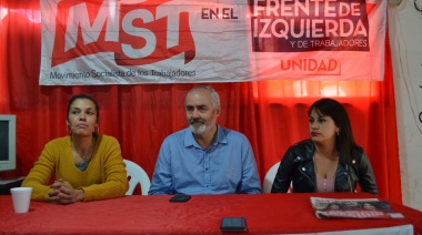 Alejandro Bodart convocó a un plenario de la izquierda el 17 de Junio: “Desde el MST creemos que el Frente tiene que evolucionar, y no seguir por el camino actual como quieren desde el PTS”