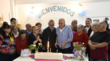 Julio Zamora acompañó el 36° aniversario del Centro de Jubilados y Pensionados Purísima Concepción de General Pacheco
