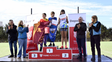Con la mira puesta en fomentar la actividad física, Julio Zamora acompañó la segunda fecha de Cross Country en Tigre