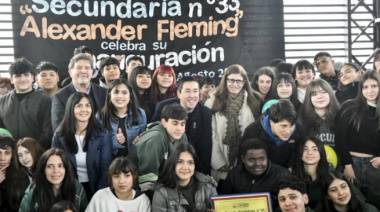 Sueño cumplido: la Escuela Secundaria Nº 33 ya tiene edificio propio