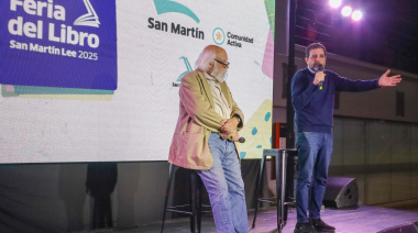 Fernando Moreira inauguró la 4° edición de la Feria del Libro San Martín Lee