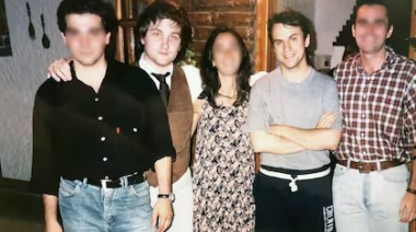Un video con IA recrea una foto de Milei y Valenzuela de 1993