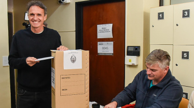 Votó Gabriel Katopodis: "Hoy estamos decidiendo cosas muy importantes para el pais"