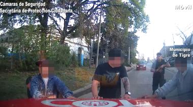 Tres individuos circulaban armados a bordo de un auto y fueron detenidos por el COT: tenían pedido de captura 
