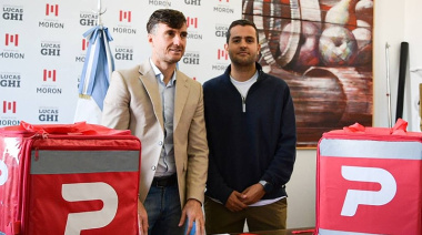 Morón firmó un convenio con la empresa “Pedidos ya”: Se construirá una estación de descanso para repartidores