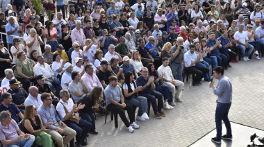 Nardini reunió a comerciantes y vecinos en el nuevo Centro Cívico Tierras Altas