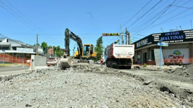 Inició una gran obra de repavimentación en la Ruta Provincial N°24 (ex Ruta 197)