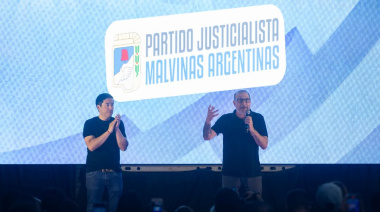 Nardini y Vivona celebraron el Día del Militante junto a la militancia de Malvinas