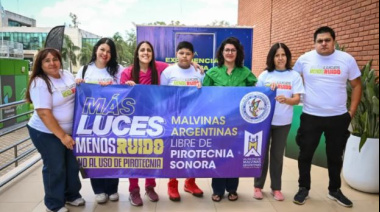 Más luces, menos ruido: Malvinas Argentinas refuerza la campaña en contra del uso de pirotecnia sonora