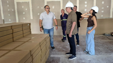 Ricardo Rojas: Julio Zamora monitoreó la construcción de un auditorio para brindar espectáculos culturales a la comunidad