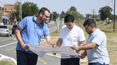 Leo Nardini recorrió el avance del Corredor Seguí entre Grand Bourg y Tierras Altas