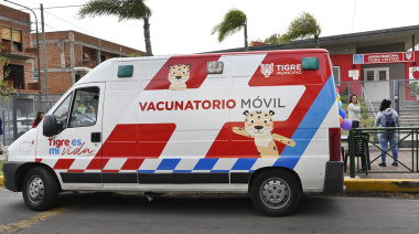 El Vacunatorio Móvil recorrerá los jardines municipales de Tigre y Don Torcuato