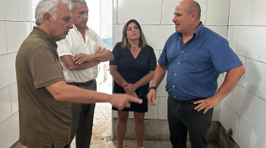 En Don Torcuato, el Municipio de Tigre avanza con la remodelación de sanitarios y trabajos de pintura en la Escuela Primaria N° 29