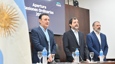 Fernando Moreira inauguró el 142° período de sesiones ordinarias en San Martín con un fuerte eje en la protección social, en un contexto nacional complejo