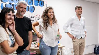 El intendente Lucas Ghi recorrió junto a autoridades municipales y provinciales el Centro Socioeducativo y Comunitario de Morón Sur