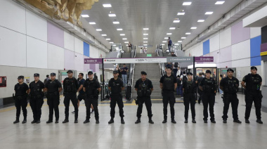 Fuerte operativo de saturación en el subte: la Ciudad desplegó 1.000 policías en estaciones y vagones para reforzar la seguridad