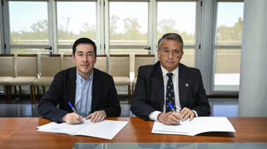 Nardini firma un convenio con la USAL para prácticas en salud pública