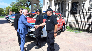 Tigre aumenta su seguridad: Julio Zamora encabezó la entrega de 25 móviles para el COT 