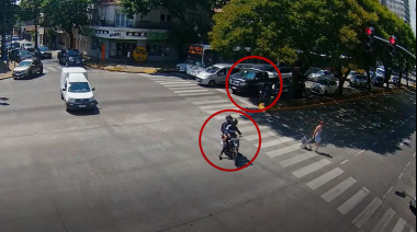 Una banda de motochorros armada y sin patente fue capturada in fraganti en Vicente López