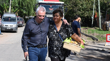 Julio Zamora en General Pacheco: “Vamos a ejecutar un total de 50 mil metros de veredas vecinales en todo Tigre”