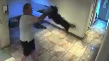 Golpeó a su perro contra el piso y lo dejó al borde de la muerte: fue detenido