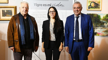 Julio Zamora recibió en Tigre a Julia Rosemberg y Oscar Cuartango para conmemorar el Día del Trabajador